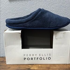 Perry Ellis Blue Loafers Slip-On Comfort NWT